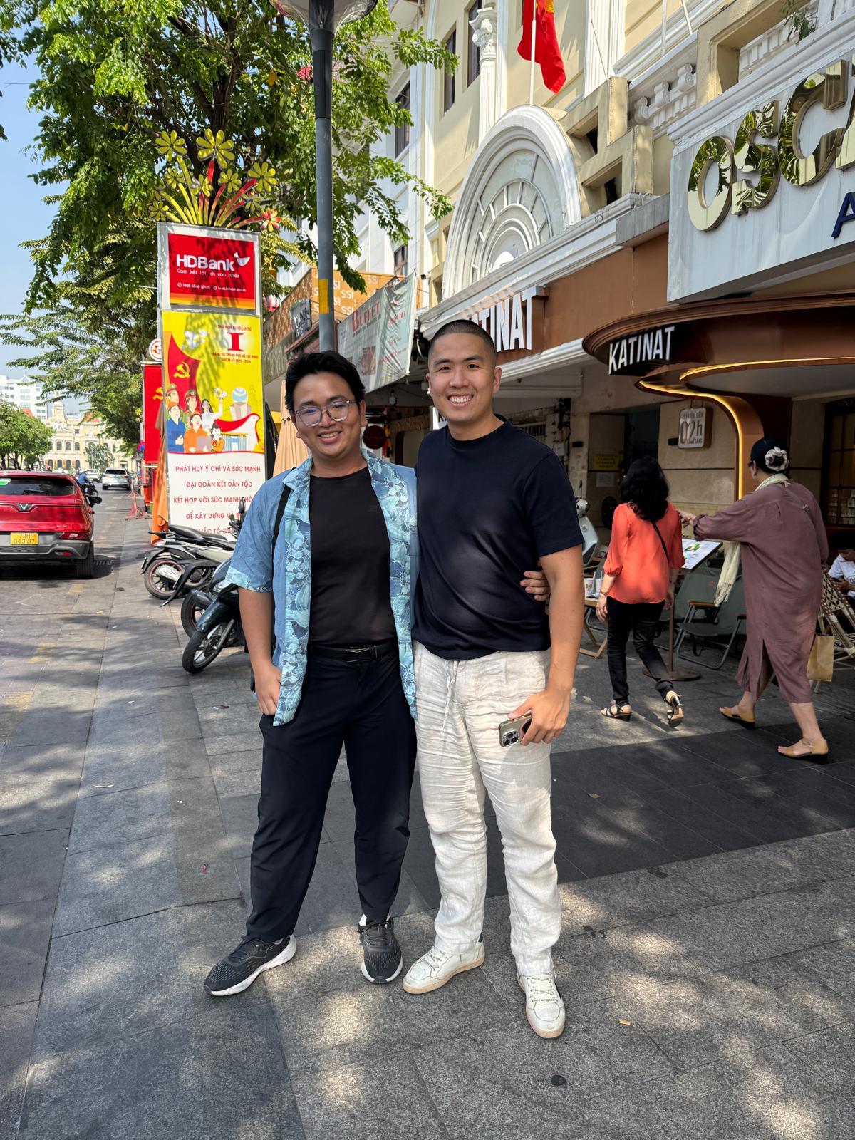 Long and Ben in Saigon